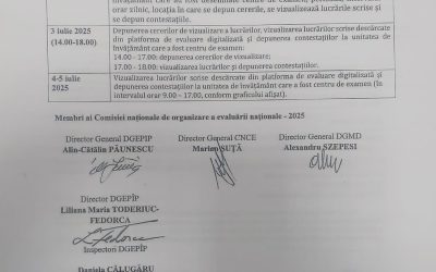 IN ATENTIA ABSOLVENTILOR CLASEI A VIII-A- vizualizare lucrari EN2025